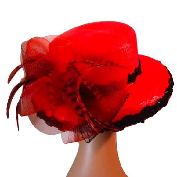 Vintage Festive Church Derby Hat - Picture 4 of 13